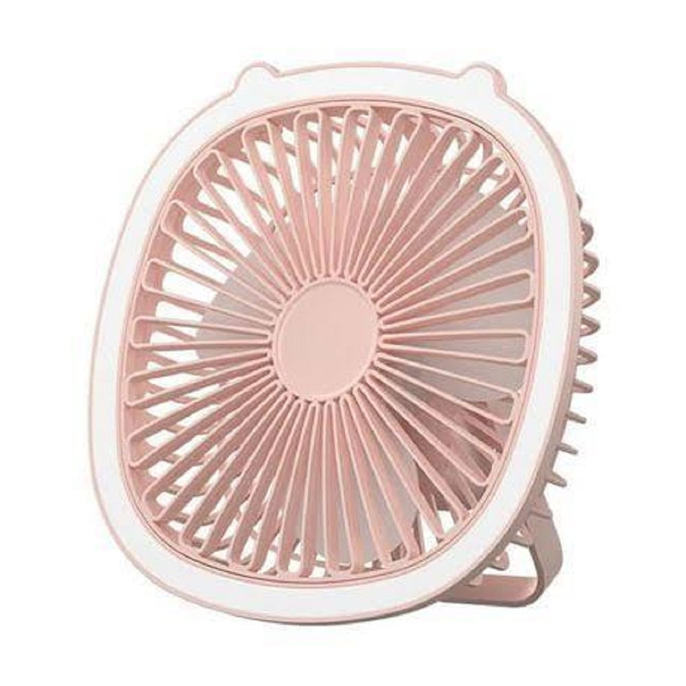 Ventilador Lámpara 3 Velocidades Rosado R