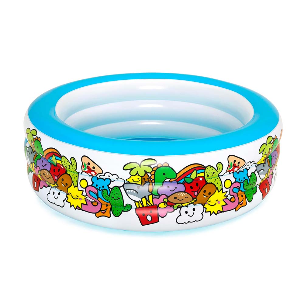 Piscina Inflable Circular Bestway 3 Aros 400L 152x152x51cm Multicolor