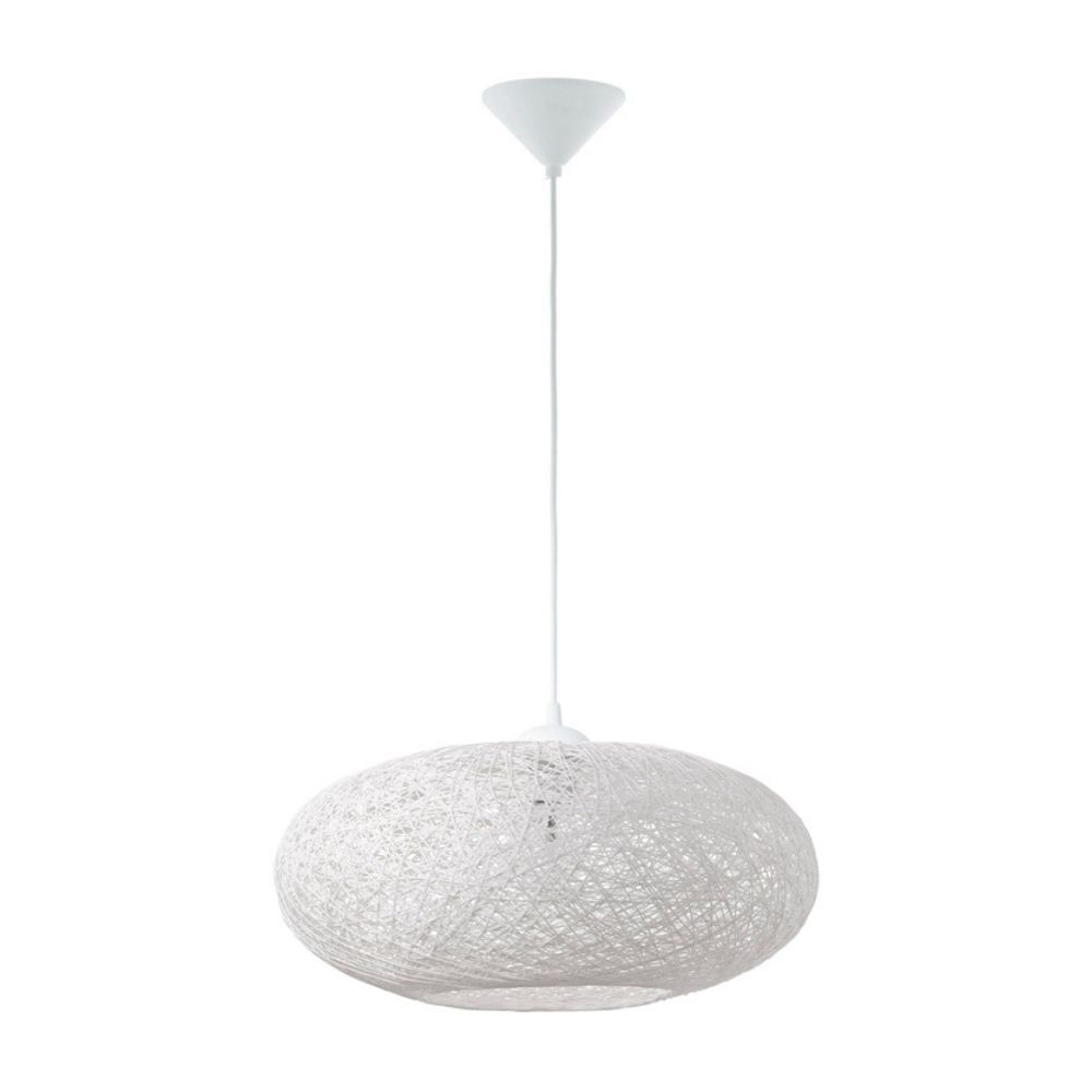 Lámpara Colgante EGLO Campilo Blanco Plástico 1 Luz