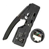 Crimpeadora Crimpeador Crimping Metal Pass Through RJ12 RJ45 CAT5 CAT5E CAT6 CAT7