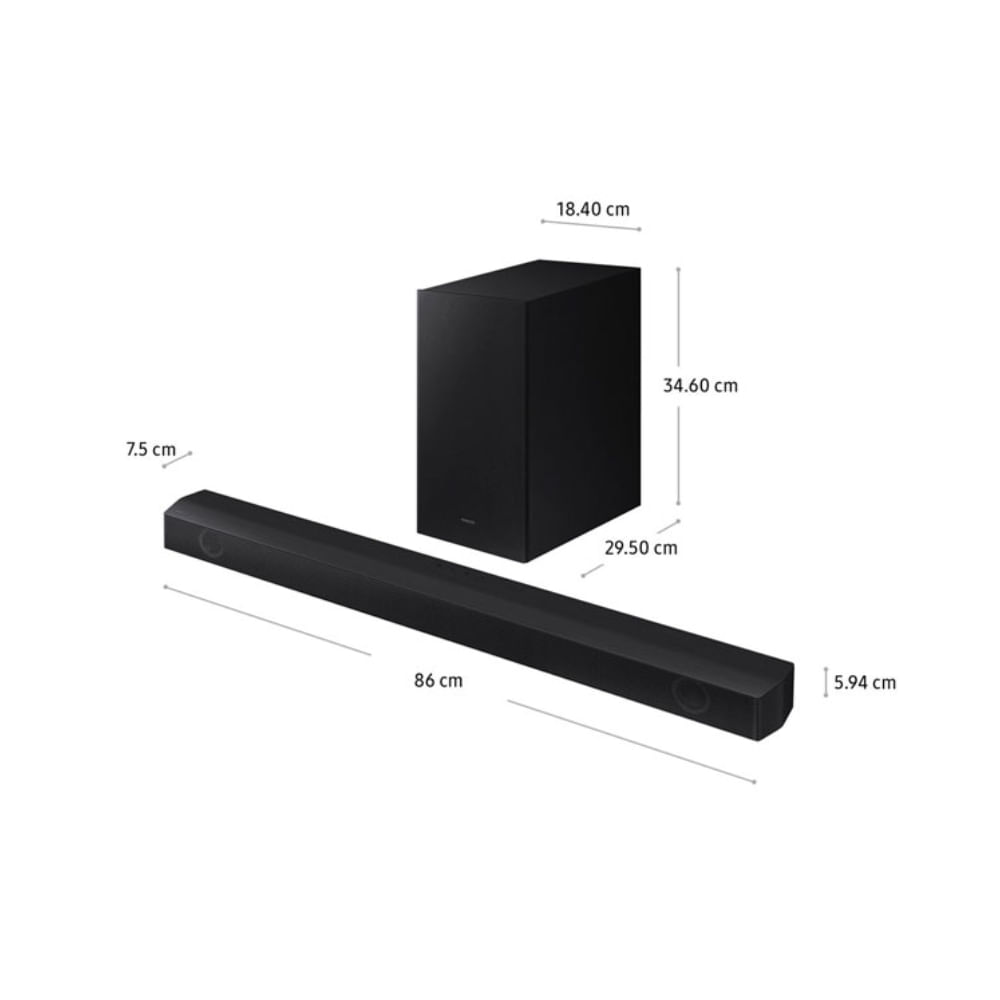 Soundbar Bluetooth Samsung HwB550/Pe 2.1 Ch Promart