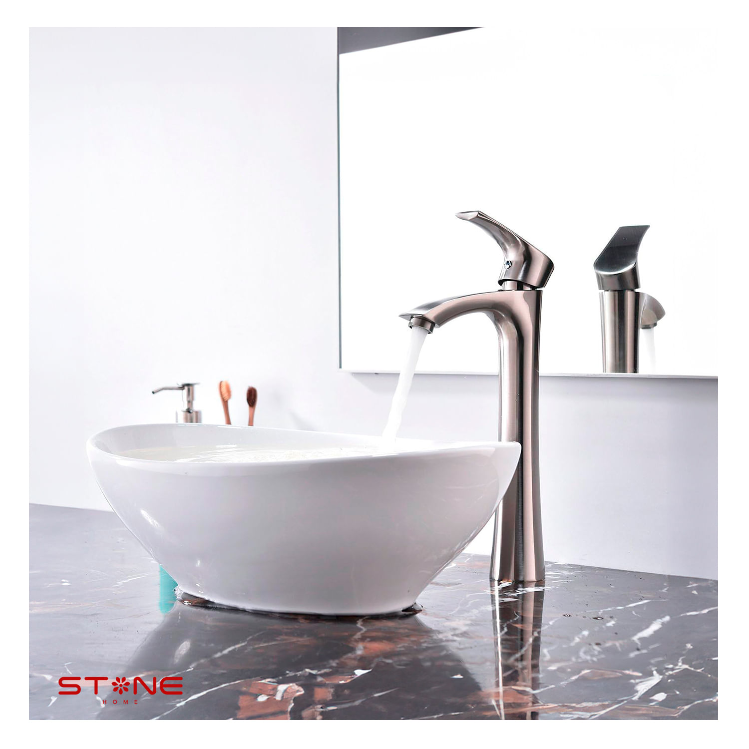 Llave P/Bowl Lía ST-01 Cromado Stone