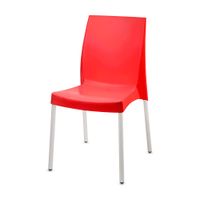 Silla Ada sin brazos Rojo Reyplast