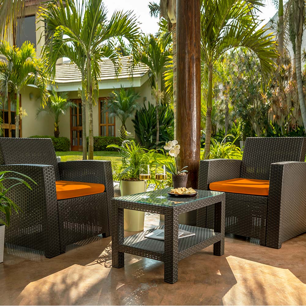 Juego de Terraza Balconero Tavarua 2 personas Reyplast