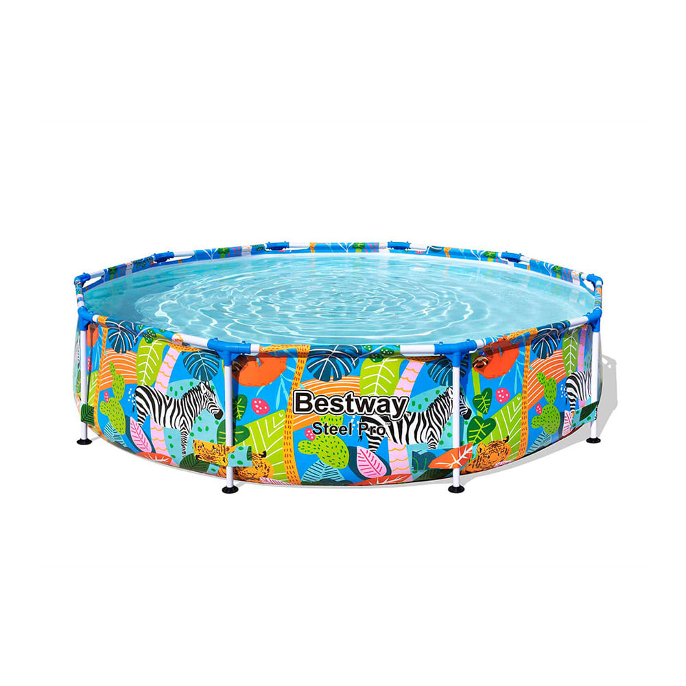 Piscina Estructural Circular Bestway Steel Pro 1688L 305x305x66cm Multicolor