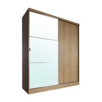 Ropero Maple Orange Viena 2 Puertas Corredizas con Espejo
