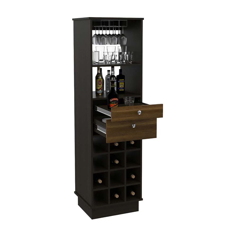 Bar Classic color negro madera Tuhome