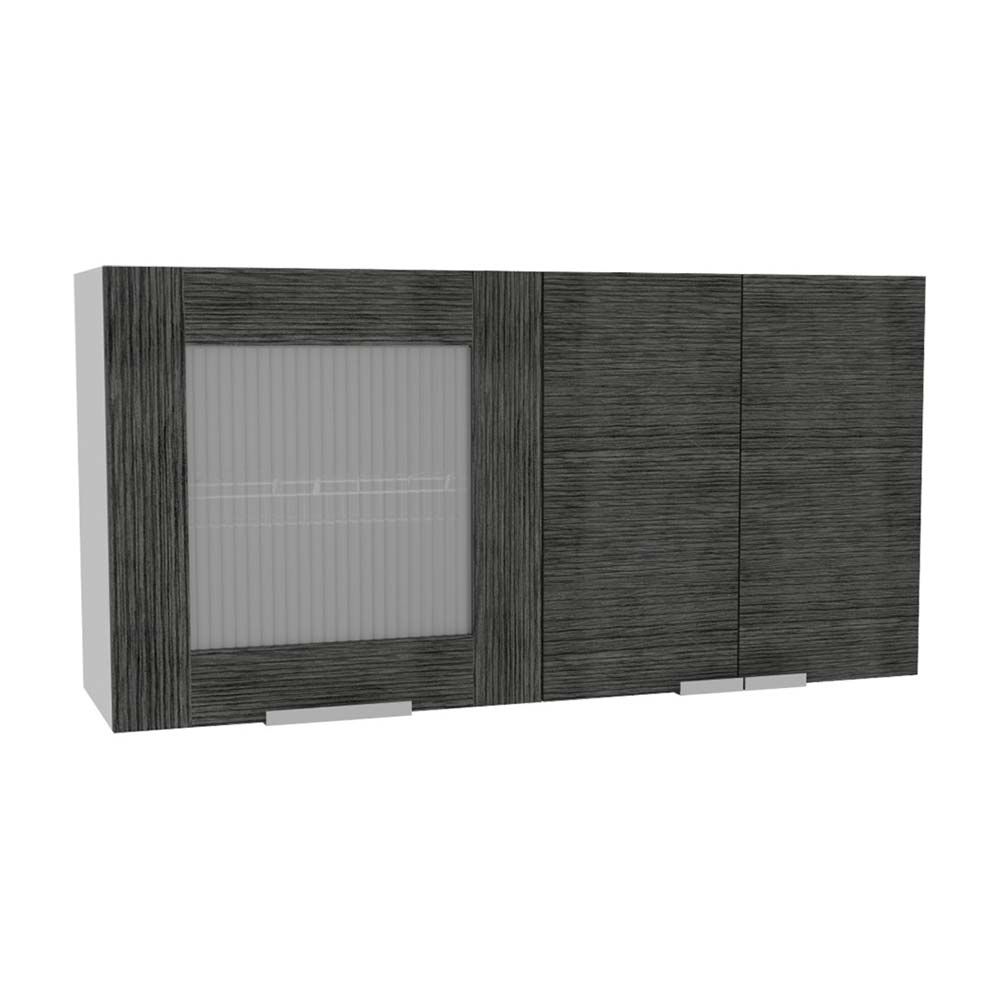 Mueble alto Fendi - Roble Gris y Blanco Tuhome