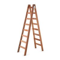 Escalera Tijera de madera 8 pasos Iforest