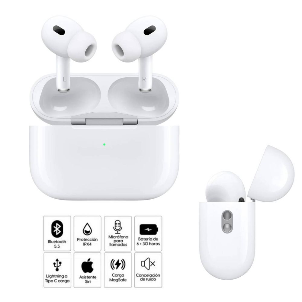 Audífonos Bluetooth Pods Pro 2da Generación y Case Xbox - Promart