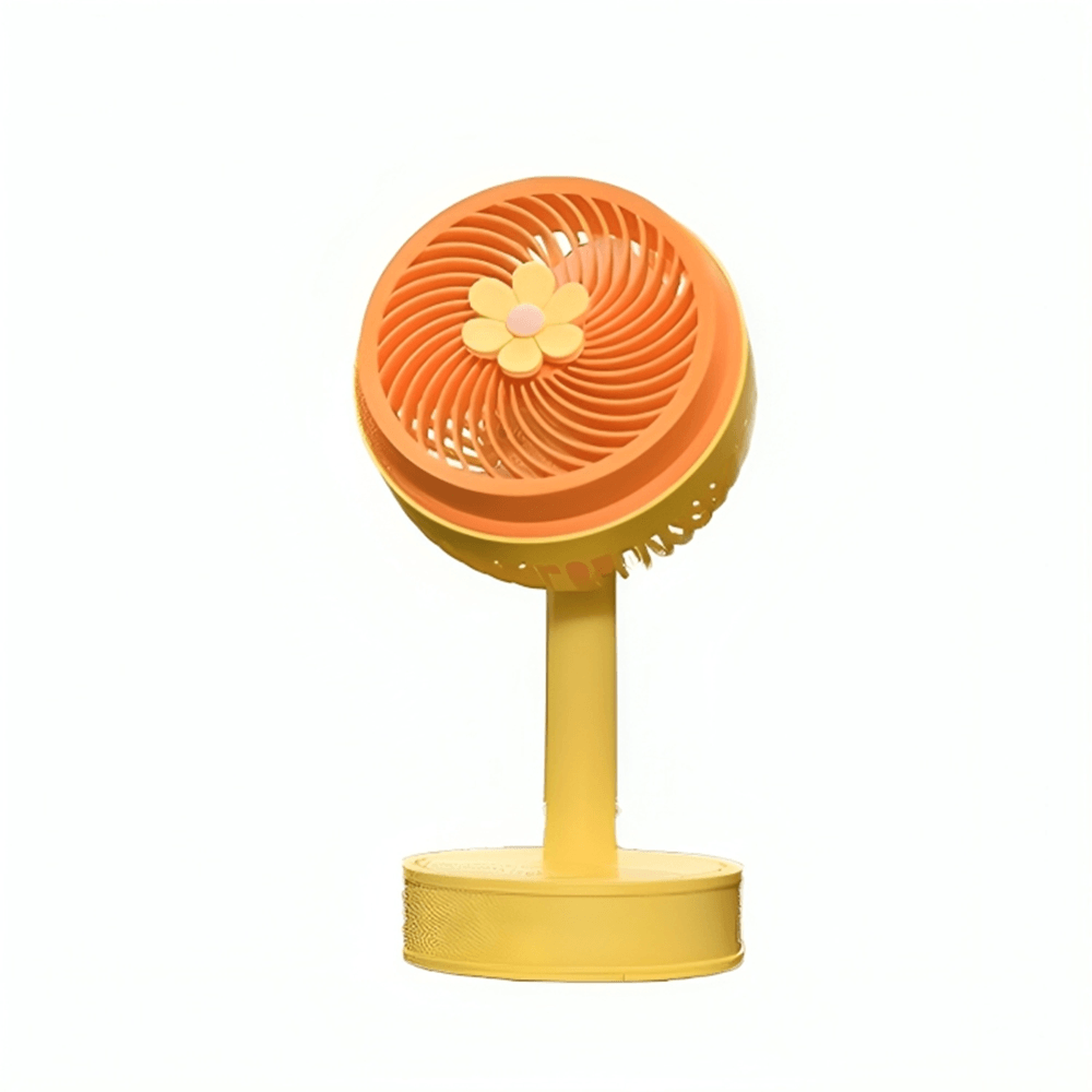Mini Ventilador USB Portatil De Escritorio YASE YS-2256 Amarillo