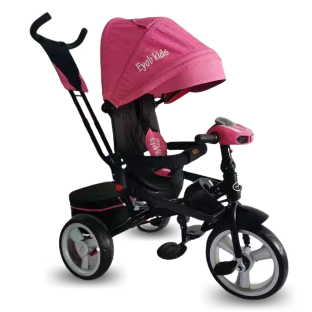 Triciclo Guiador Kids Pedal Baby Rosado