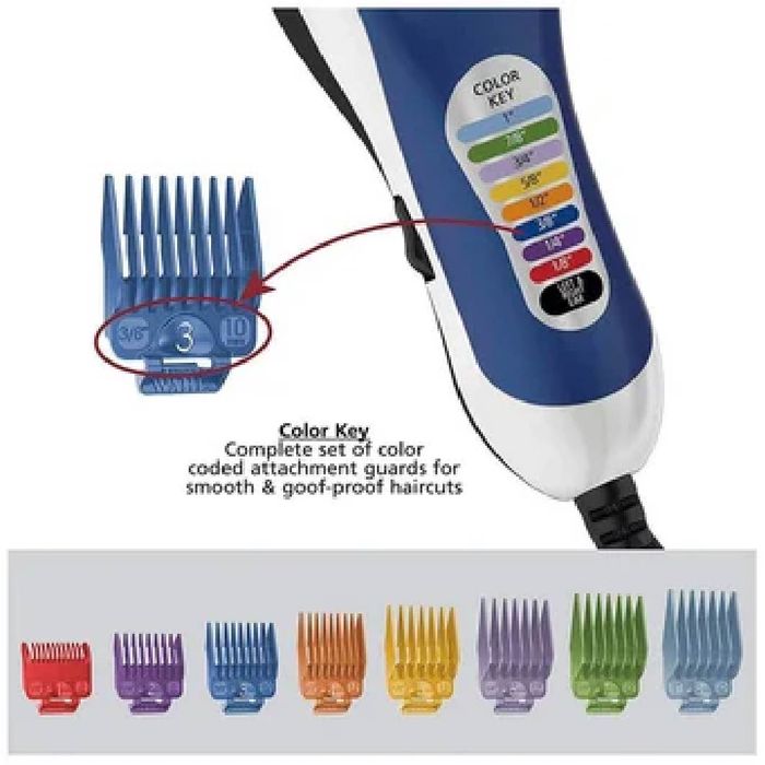 Maquina De Cortar Cabello WAHL Color Pro 20 Pzas 79300-1118