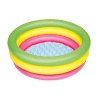 Piscina Inflable Circular Bestway 3 Aros 41L 70x70x24cm Multicolor