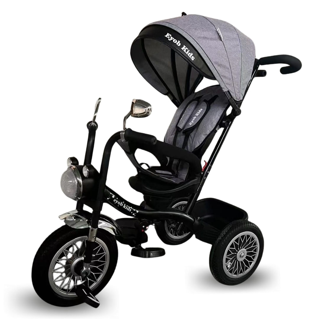 Triciclo Guiador Kids Baby Bliss Gris