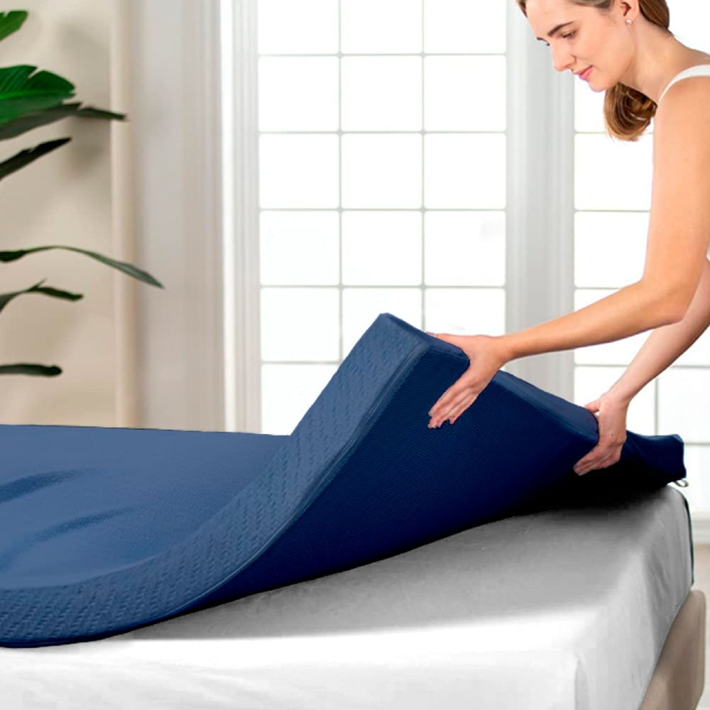 Topper de Espuma Viscoelastica 1 Plaza y Media Teraflex 190x100x8cm