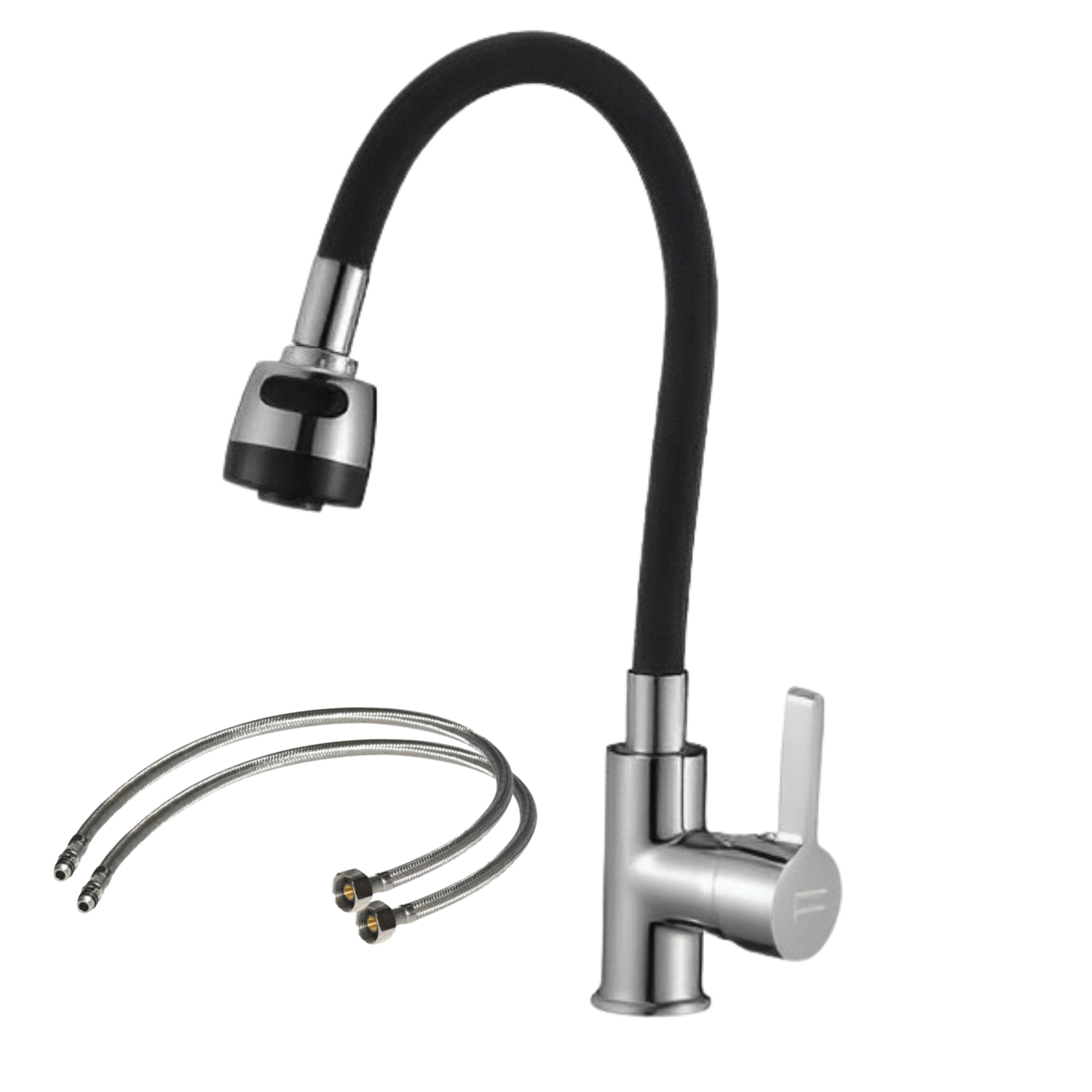 Caño Llave Mezcladora Flexible Cromada para Cocina Mueble FRATELLI 30050263