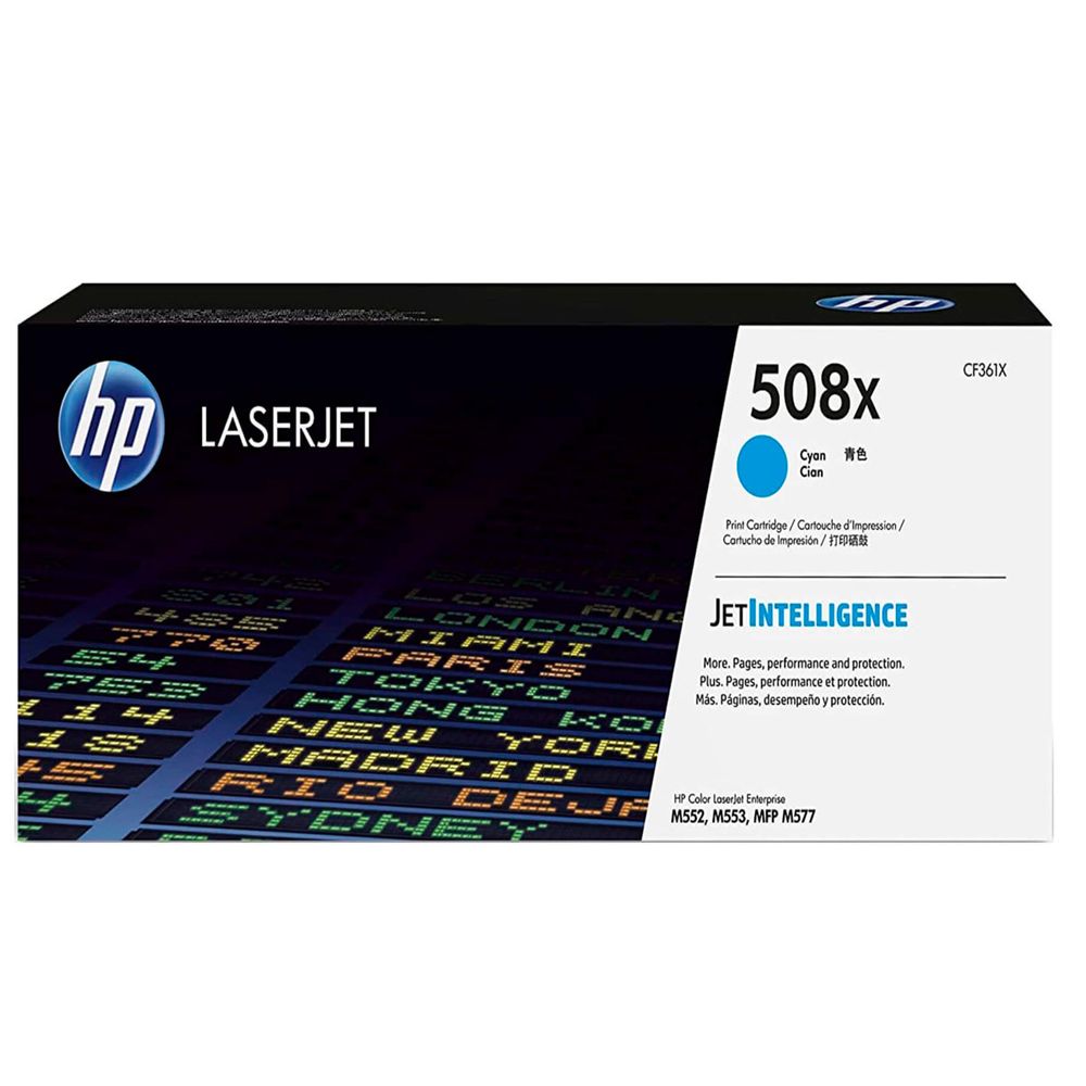 Toner Hp 508x Mfp M553 Cyan 9.5kpg Cf361x - Promart