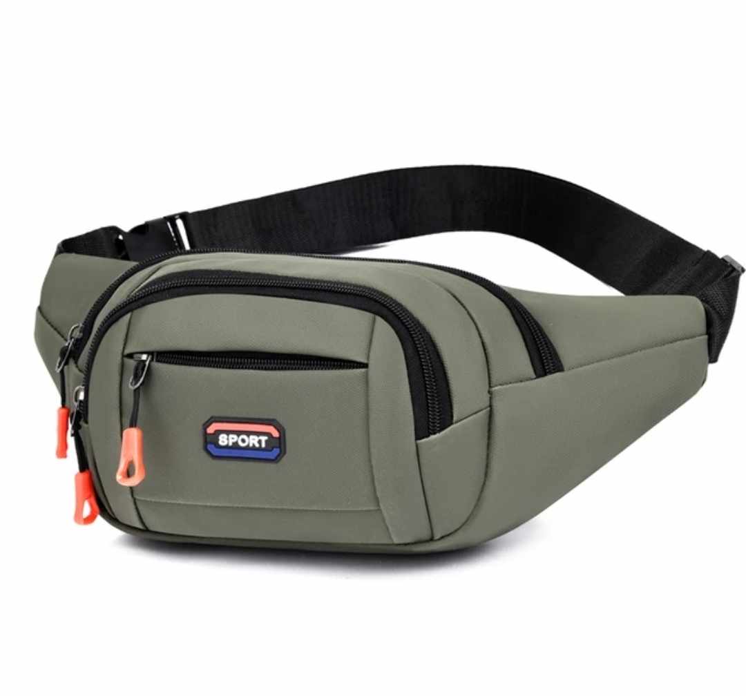 Canguro de Hombre Riñonera Deportiva Sport de Alta Calidad Deportes - Verde