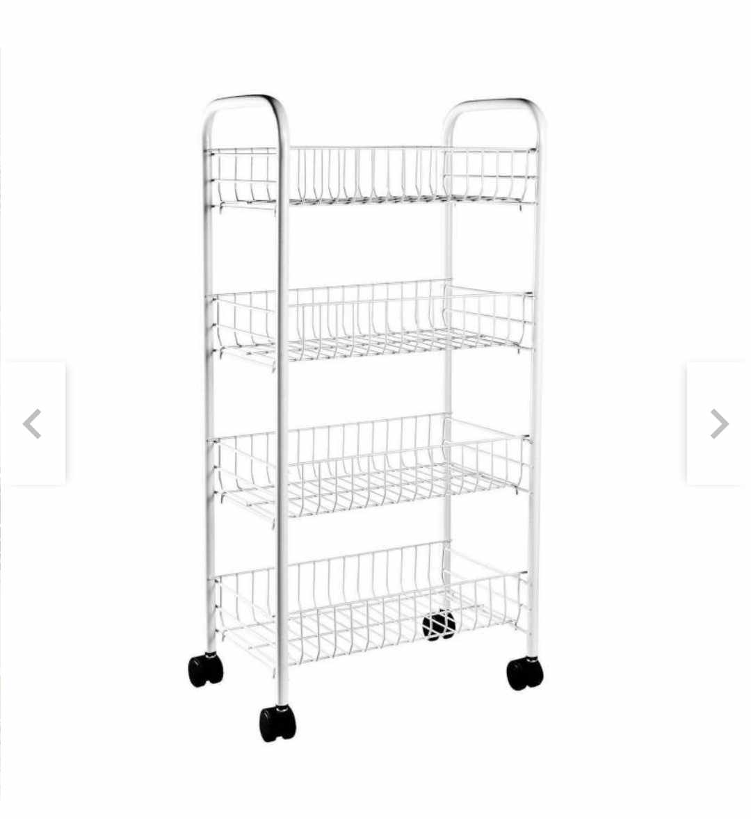 Frutero Verdulero de Cocina con Ruedas de 4 pisos Organizador