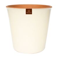 Maceta Cerámica Mestiza Zaia Morenacolor 20cm Crema Cono
