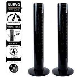 Ventilador Humidificador Inalámbrico Pedestal Control Remoto Blanco -  Promart