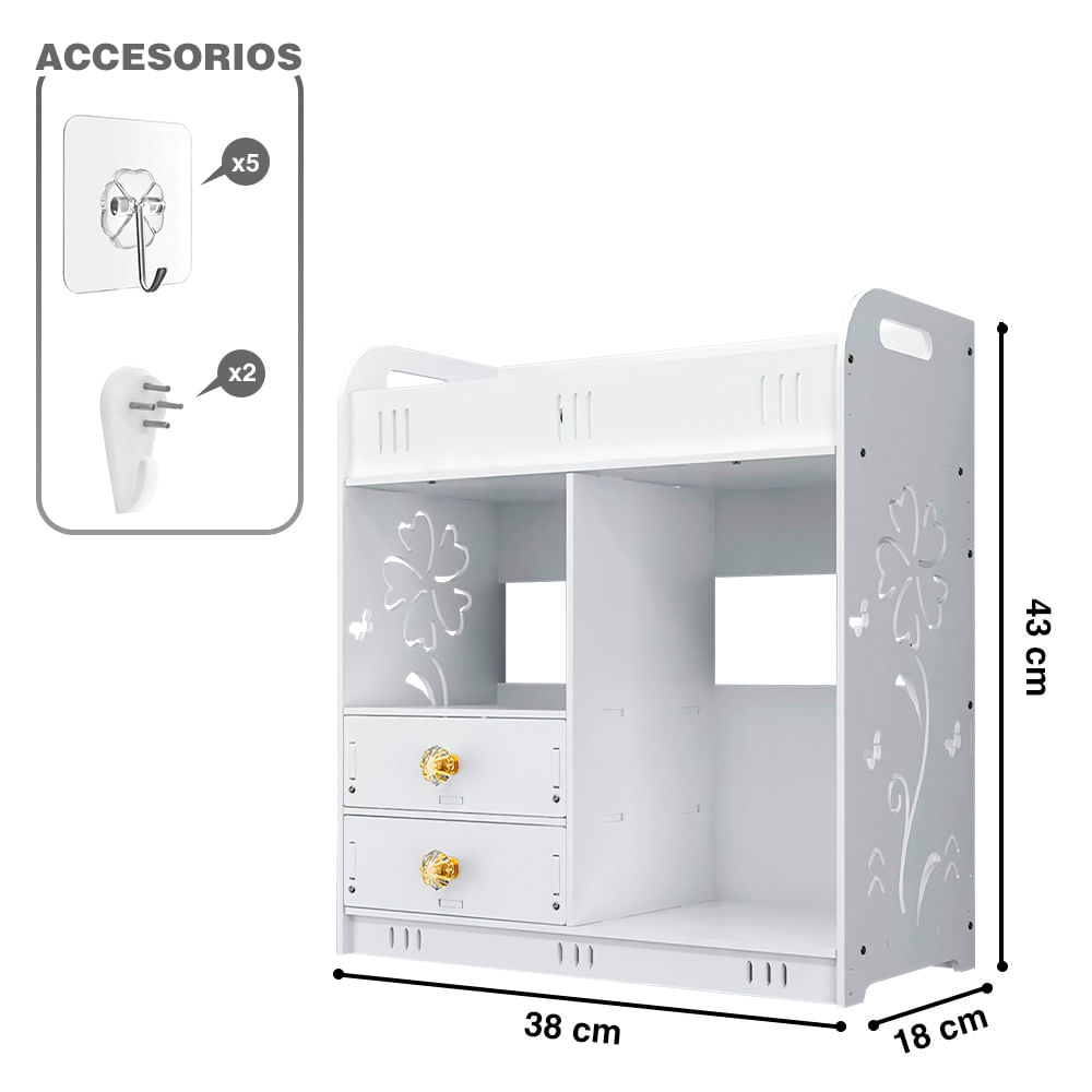 Organizador De Maquillaje Multiusos SJ2-A - Promart