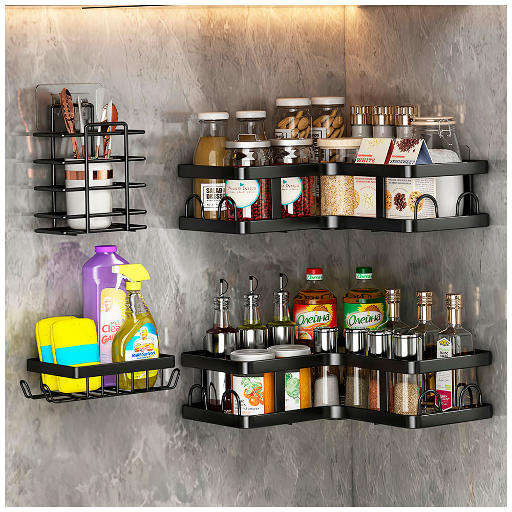 Set Organizador de Cocina Repisas Flotantes C45