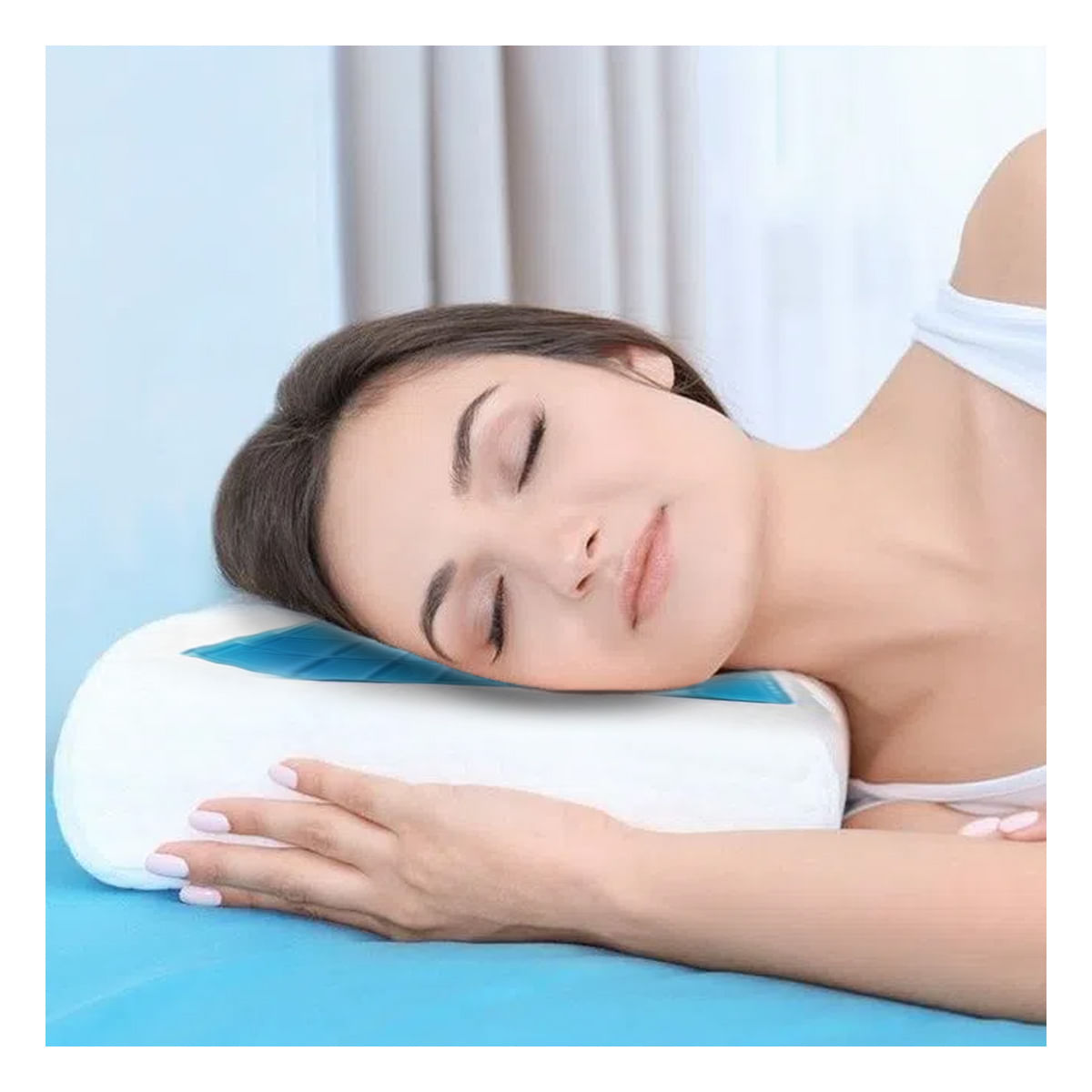 Almohada Ortopédica Cervical de Hombros En Gel
