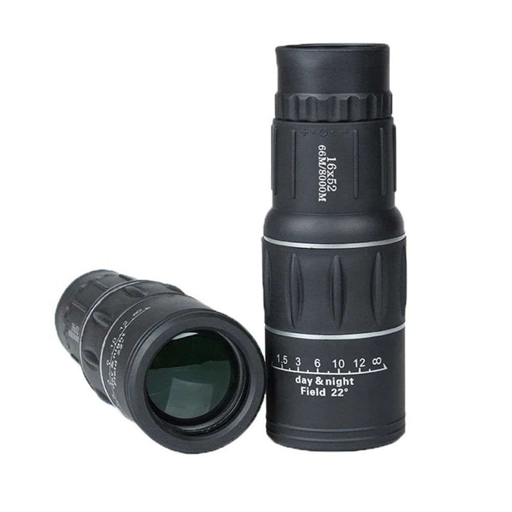 Telescopio Monocular 16x52 Doble Enfoque Óptico Zoom