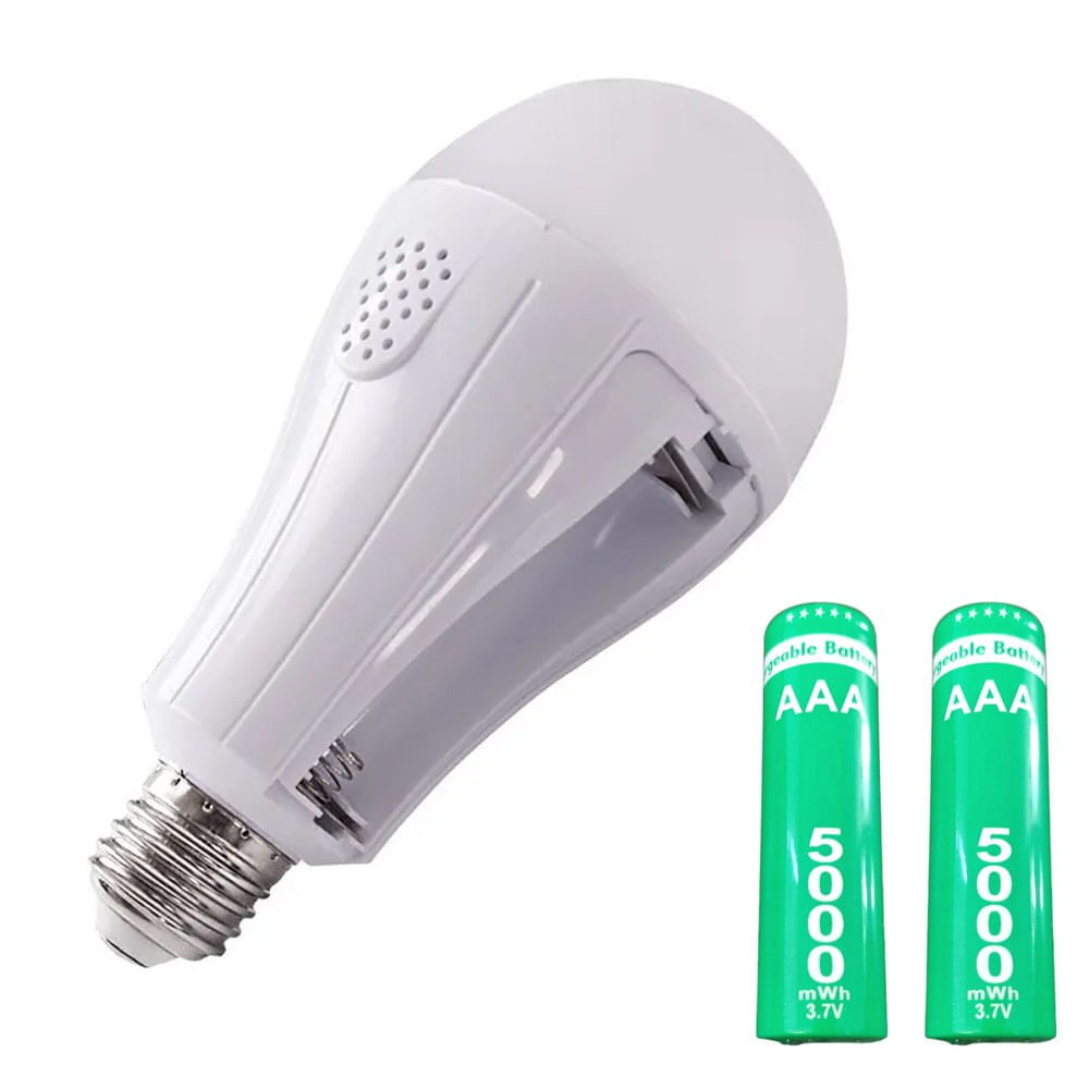 Foco Led 15w Recargable Portátil Emergencia Colgante Blanco Camping