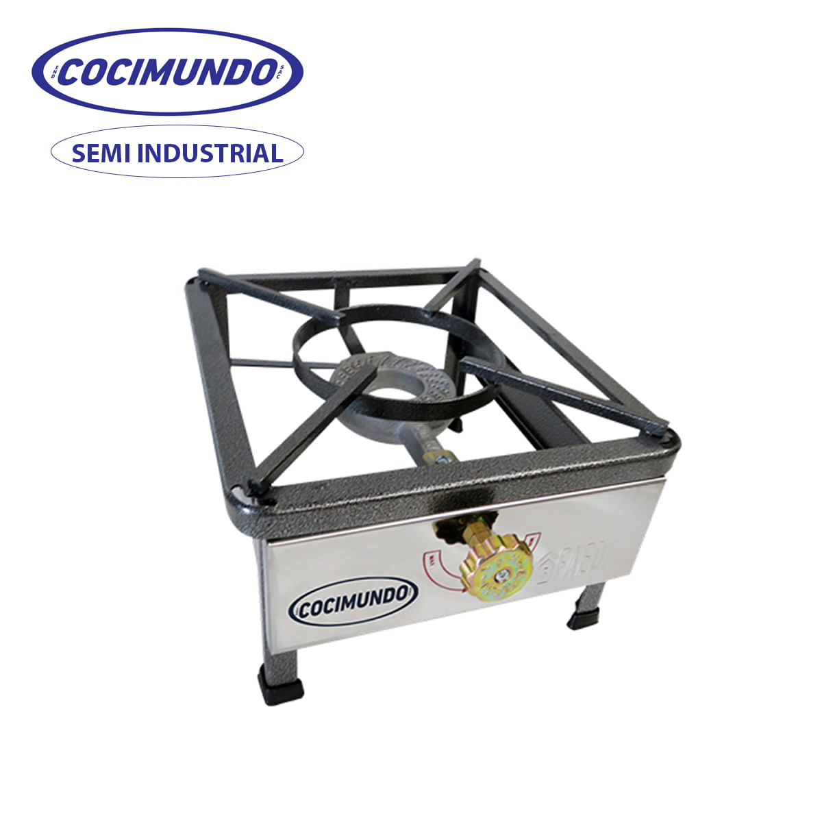 Cocina de mesa 1H Semi Industrial A Gas Acero - Cocimundo