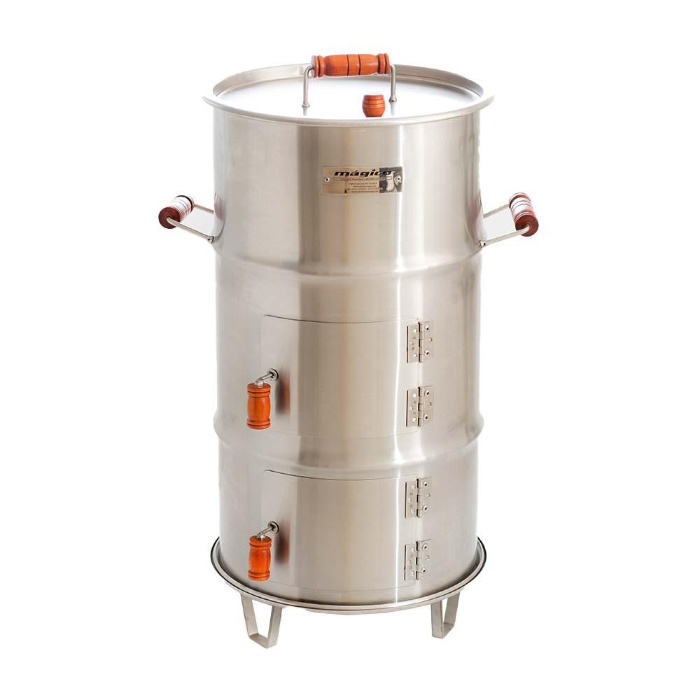 Cilindro parrillero inoxidable chico Mágico