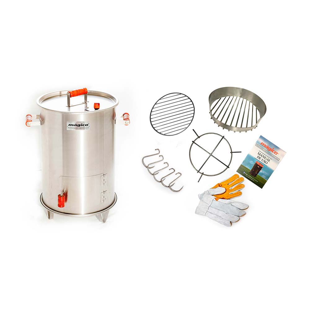 Cilindro parrillero inoxidable mini Mágico
