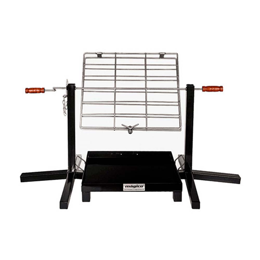 Rejilla al palo chica Negro Mágico