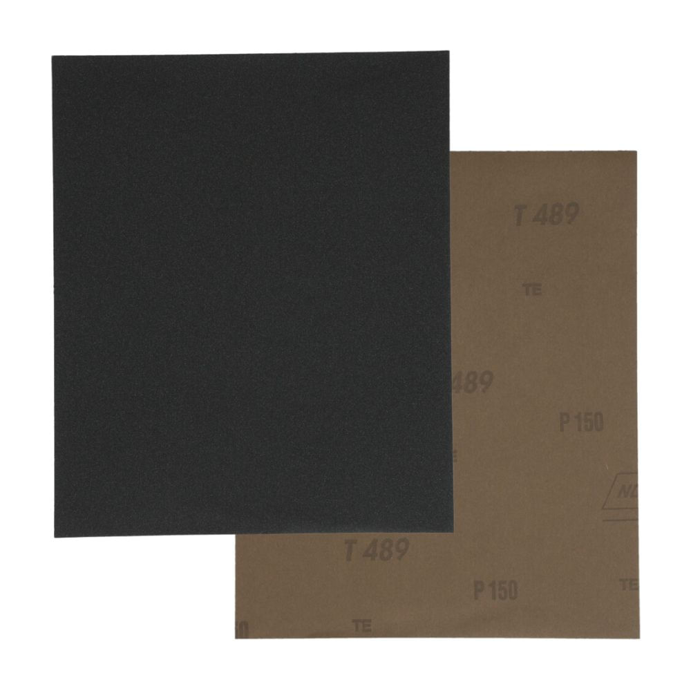 Lija al Agua Norton A275 Grano 150 228x280mm Óxido de Aluminio Impermeable