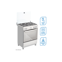 Cocina Coldex CX721 XPLUS a Gas de Pie Acero inoxidable
