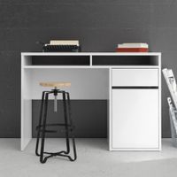 Escritorio Clásico Vienna 1 puert 1 cajón TU MESITA color Blanco