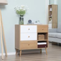 Aparador Moderno Anya 4 Cajones R&R MUEBLES