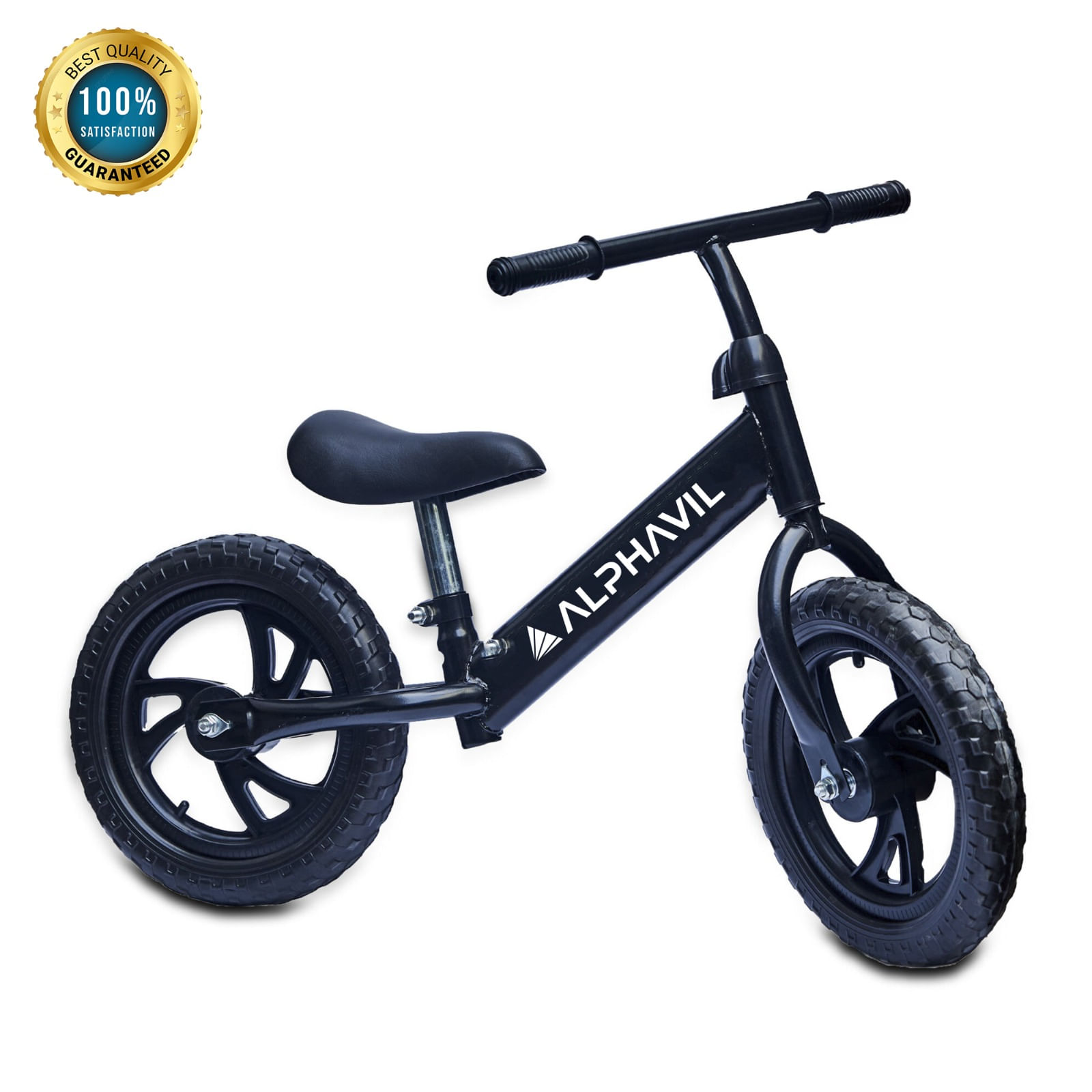 Bicicleta De Balance Para Niños Alphavil ADB200015 Negro