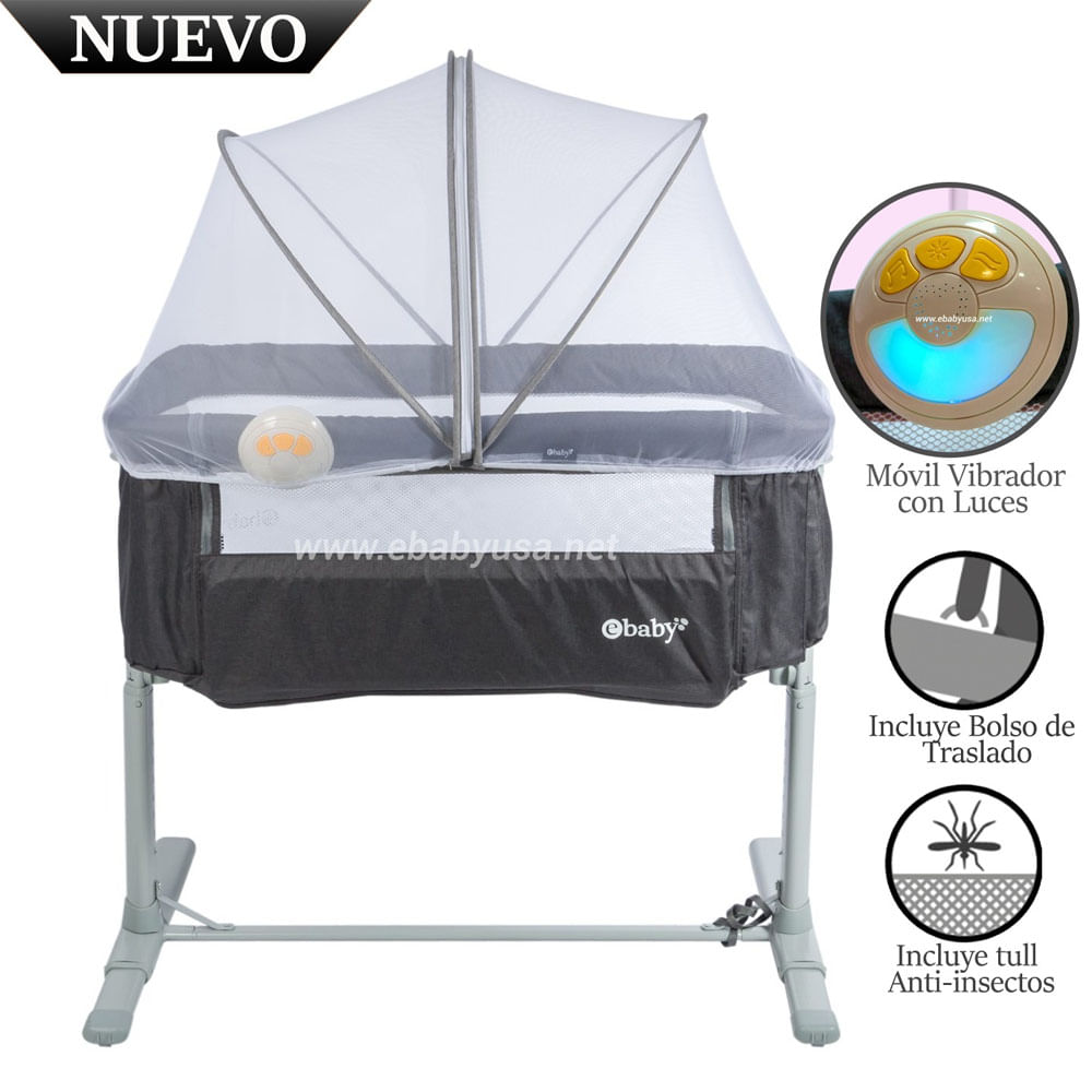 Cuna Colecho Ebaby Tami EB756 Gris