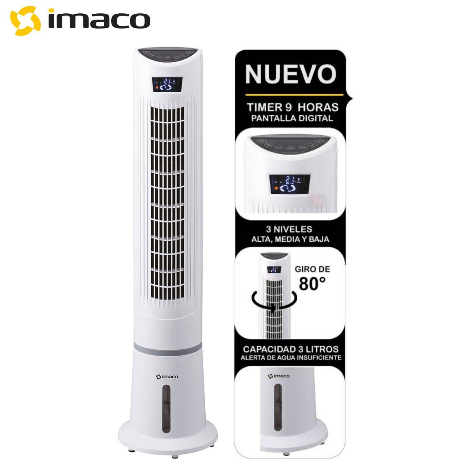Enfriador de Aire Imaco Digital IYS5535 58W