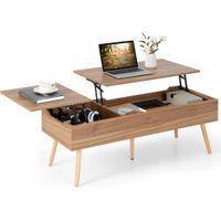 Mesa de Centro Moderna Miyako Marron R&R MUEBLES