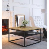 Mesa de Centro Moderna Taishi Marron R&R MUEBLES
