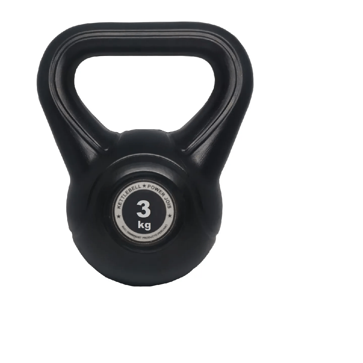 Pesa Rusa de 3 Kilos Negro Nacional Entrenamiento Funcional Todo Fit