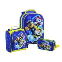 Set Maleta Escolar Scool Satin Paw Patrol Mediano Eva 3D 803829