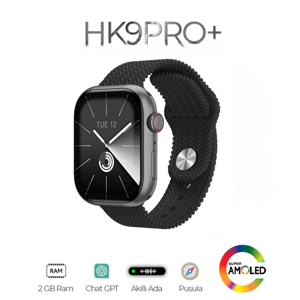 Smartwatch Hk9 Pro 2 Generacion Chat GPT Amoled - Promart
