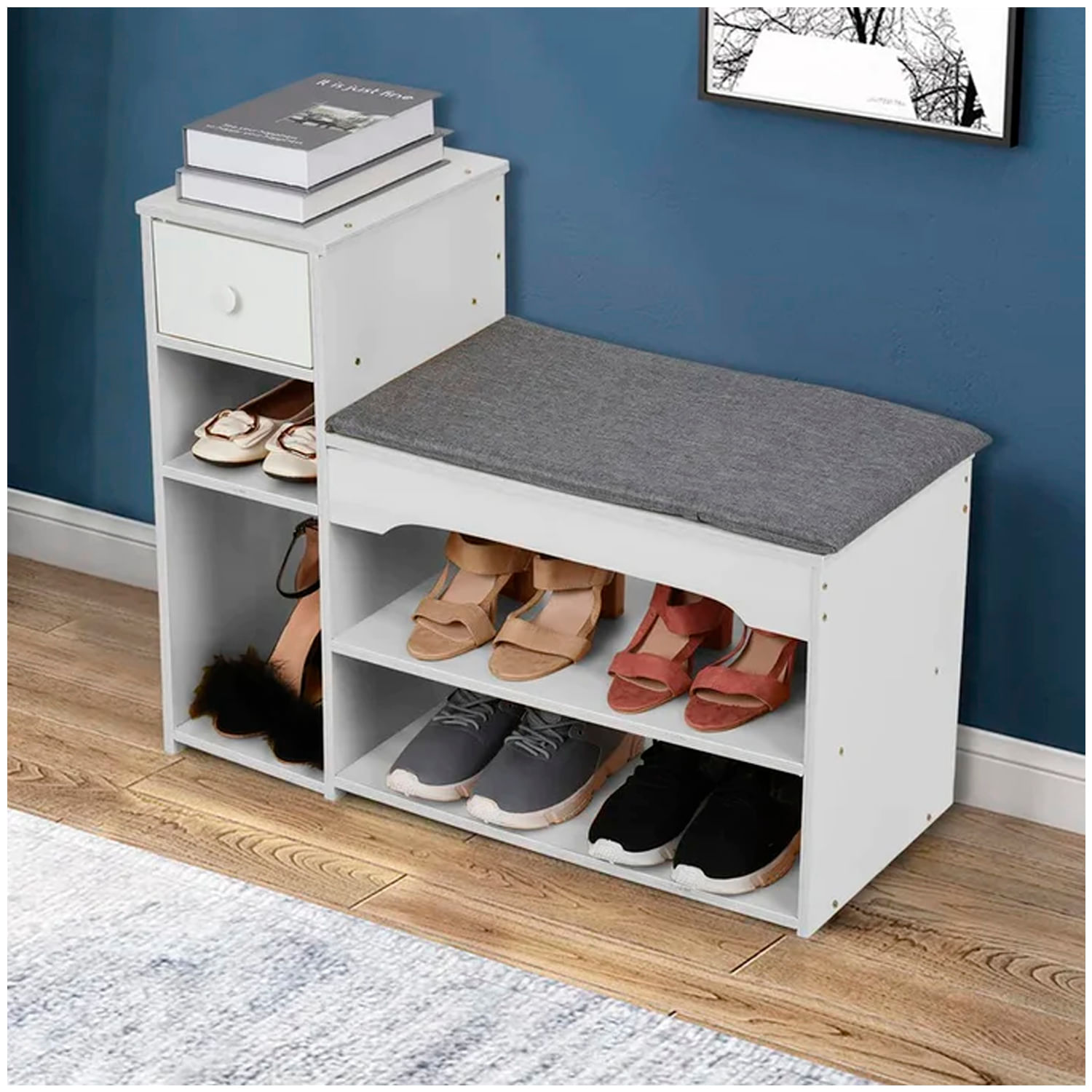 Zapatera Gean Ventitas Home Blanco