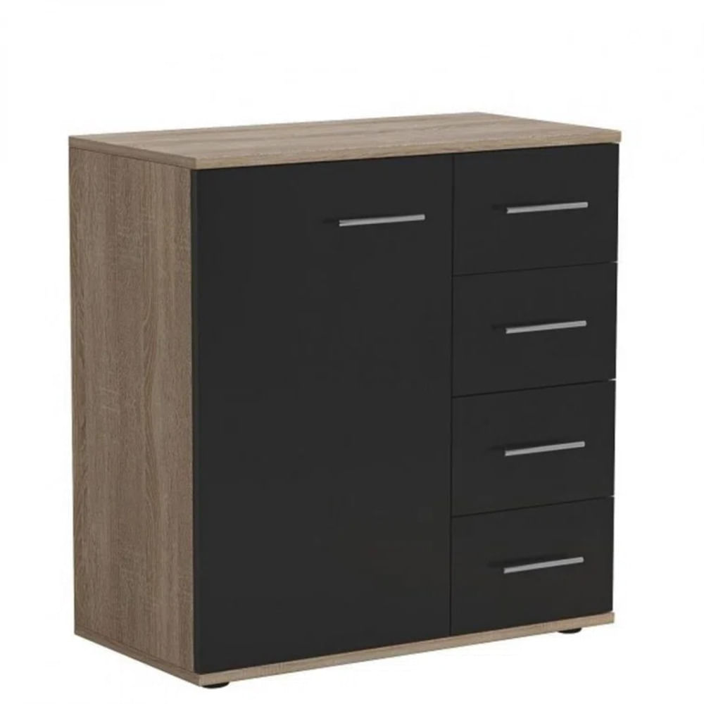 Comoda Moderna Akino  4 Cajones 1 Puerta R&R MUEBLES