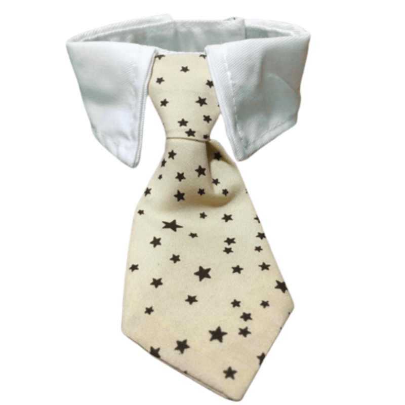 Corbata con cuello para Mascota Marron